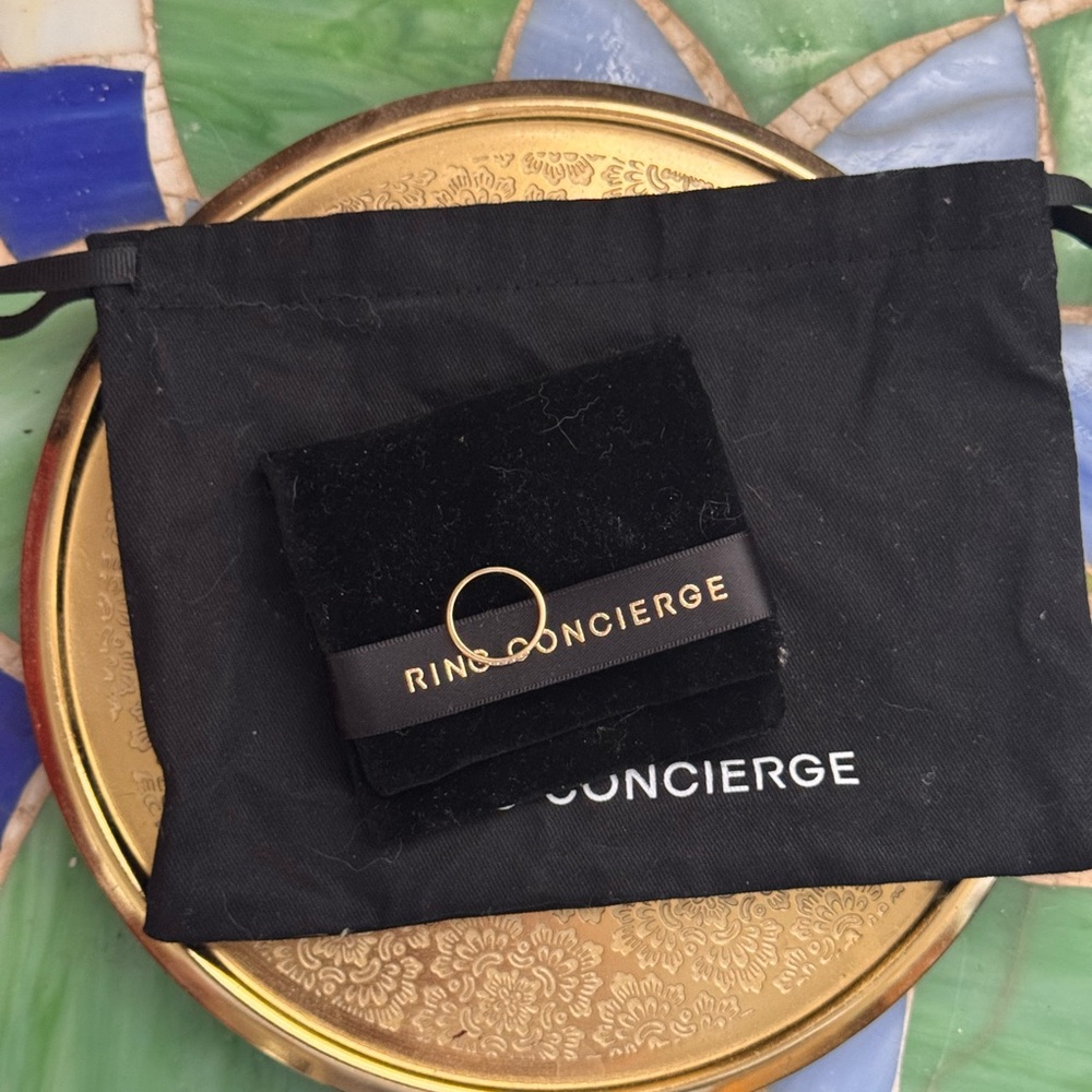 Ring Concierge Row Stackable Ring 14k Yellow Gold… - image 4